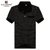 卡洛滨克2014新款夏装短袖韩版修身男士T恤PLOL衫LG1105(黑色 180/100(XL))第3张高清大图