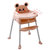 竹咏汇  可升降宝宝餐椅 儿童可折叠吃饭椅子 可折叠便携式椅子多功能椅儿童餐椅(7)第3张高清大图