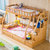卡富丹家具 榉木实木母子床高低床小孩二层童床上下床多功能组合双层床子母床526第2张高清大图