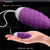 荷兰COB 硅胶遥控跳棒无线遥控跳棒蛋女用自慰器情趣性用品玩具G器点按摩 波动二代成人情趣性用品(紫色凸点款)第4张高清大图