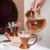 北欧高颜值茶壶煮茶花茶壶创意ins高硼硅玻璃复古套装琥珀色整套茶具创意茶具茶壶茶杯(琥珀色茶壶)第7张高清大图