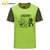 laynos雷诺斯男士短袖T恤透气速干女式短t恤162A335A(（男）草绿 3XL/180)第4张高清大图