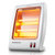 志高(CHIGO) 取暖器小太阳烤火炉迷你电暖气片办公室家用节能电暖器电暖炉 80D/80C第4张高清大图