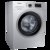 三星（SAMSUNG）WW80J4230GS/SC  8公斤家用滚筒洗衣机全自动智能变频(银色 8公斤)第2张高清大图