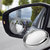 品速优 汽车倒车辅助小圆镜后视镜盲点镜大视野反光凸面广角镜(银色 有边框)第3张高清大图