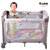 开优米 多功能婴儿床 可折叠婴儿床户外便携宝宝儿童游戏床(黑色)第5张高清大图