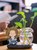 创意花瓶客厅插花小摆件装饰品透明玻璃器皿水养植物绿萝水培花器第4张高清大图