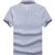 男士短袖T恤 男式白色休闲 polo衫90611-771(宝蓝色 L)第3张高清大图