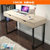 哈骆顿  长100cm台式电脑桌家用办公桌简约写字台简易书桌电脑桌(黑白配)第3张高清大图