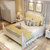 卡富丹 美式床实木床欧式床简欧床主卧1.5米1.8米双人婚床MC09(1.8米床+2个床头柜+床垫（框架款）)第3张高清大图
