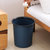 塑料家用垃圾桶卫生间厨房客厅简约无盖垃圾筒卧室杂物废纸收纳桶(普通款 小号-蓝色 默认版本)第5张高清大图
