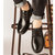 牧惠森男式商务休闲皮鞋男士系带皮鞋M2802(黑色 44)第5张高清大图