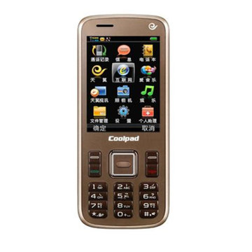 酷派S126 电信3G手机   2.4英寸 老人机备用机(棕色 官方标配)