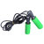 凯速 跳绳 泡棉PU轴承 运动训练跳绳 长2.8米 学生体育用品(绿色)第5张高清大图