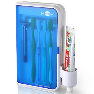 博皓(prooral) 牙刷消毒器 自动牙刷消毒器 紫外线臭氧杀菌牙刷架 2043