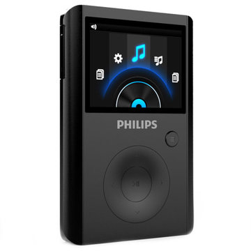 飞利浦(PHILIPS) SA8232/93 MP3播放器 金属外壳 2英寸彩屏 黑色