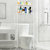 蜗家  马桶架浴室洗衣机置物架 卫生间整理架收纳层架Z702(白色Z702)第4张高清大图