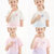 迪士尼女童短袖T恤儿童纯棉白色打底衫女孩薄款上衣夏季洋气童装(110CM 110cm)第4张高清大图