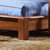 御品工匠 实木床 双人床 1.5米1.8米 大床 婚床 F066(梨木色 1.8米普通床)第3张高清大图