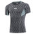 REA 男式 拼色运动舒适短袖T恤R1610-001(浅灰色 S)第3张高清大图