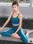 双秀瑜伽背心运动内衣女美背防震上衣吊带专业高端跑步健身服套装(L 黑色文胸)第4张高清大图