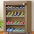 索尔诺 4层鞋柜简易鞋柜防尘自由组装鞋橱储物柜04C(紫色 04C)第3张高清大图