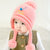 公主妈妈秋冬季婴儿帽套头帽6-12个月小鹿宝宝加绒小孩毛线帽儿童帽子圣诞帽0-1-2-3岁(红色 均码)第2张高清大图
