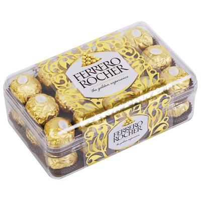 【真快乐自营】意大利进口 费列罗(FERRERO)榛果巧克力T30粒 375g礼盒装 婚庆喜糖 情人节巧克力