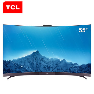 TCL 55A880C 55英寸4K曲面超薄高清人工智能网络液晶曲屏电视机