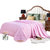 卜丁纺 单双人空调被 床上用品 时尚印花夏凉被(粉色)第3张高清大图