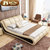 蕾舒 现代简约1.51.8米双人卧室皮床软靠床(备注需要的颜色 床+床头柜*1)第4张高清大图