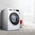 博世(BOSCH) XQG100-WDU285600W 10公斤 变频 洗烘一体 热风除 菌 触摸屏 滚筒洗衣机（白色）第3张高清大图