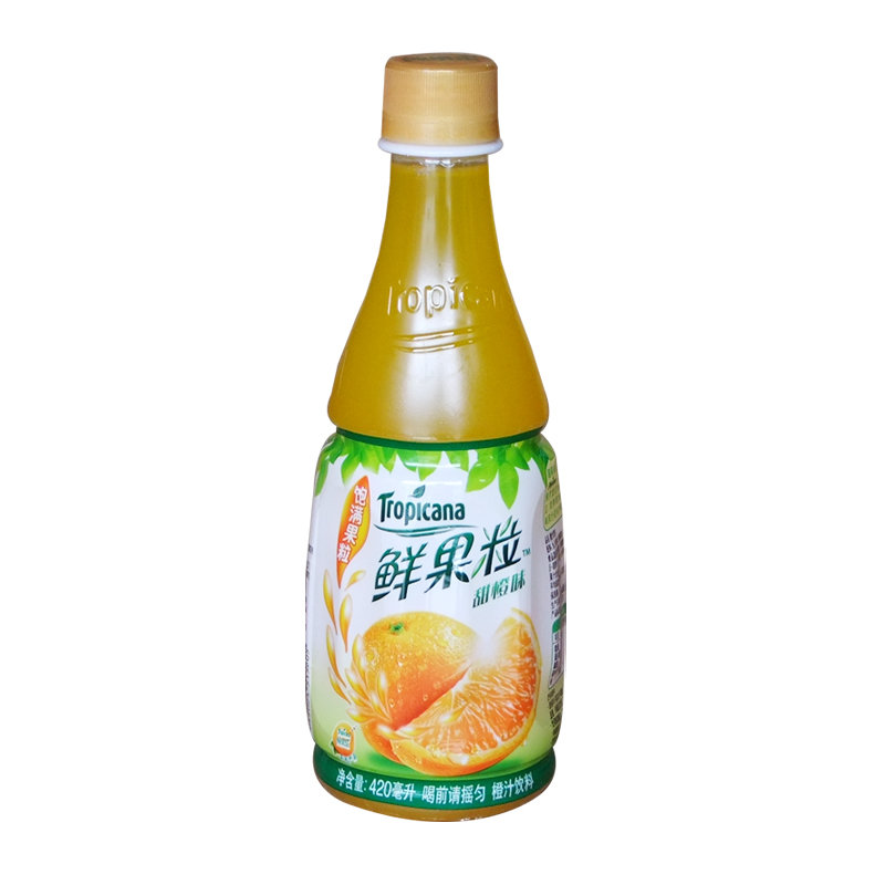 纯果乐 鲜果粒 420ml/瓶*15瓶/箱
