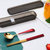 京厨品牌304食品级不锈钢***餐具网红筷子勺子套装家用学生成人上班旅行韩式可爱便携式餐具(粉色)第2张高清大图
