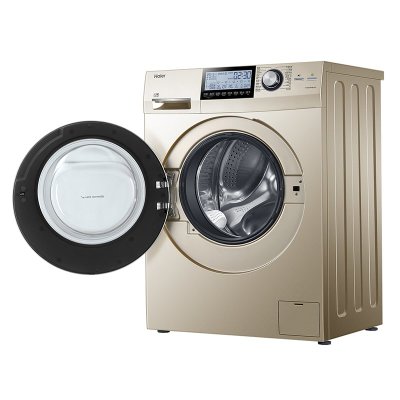 海尔10公斤滚筒洗衣机大容量全自动直驱变频洗烘一体烘干机干衣机洗衣机