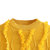 贝壳元素宝宝蕾丝毛衣秋冬款新款女童童装套头针织衫my1437(90 黄色)第2张高清大图
