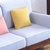 恒兴达 北欧全实木白橡木沙发1+2+3组合现代客厅轻奢家具实木沙发(胡桃色 双人位)第4张高清大图