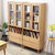 恒兴达 榉木实木书架置物架组合书柜置物架书柜北欧简约家具(原木色 两个书柜)第2张高清大图