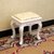 京好 欧式梳妆凳子 现代简约环保小碎花化妆凳古典创意布艺实木椅A71(牡丹花 散装发货)第3张高清大图