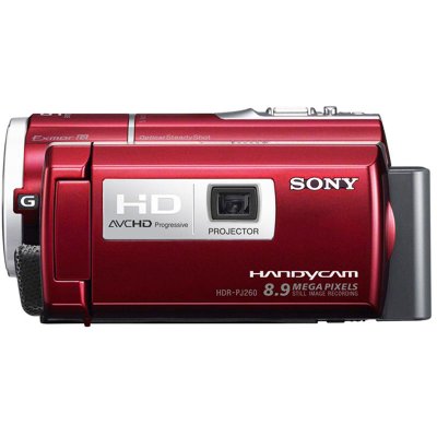 索尼（SONY）HDR-PJ260E数码摄像机（红色）