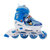 DISNEY/迪士尼2004米奇套装溜冰鞋儿童滑冰鞋直排轮滑鞋可调闪光旱冰鞋蓝色送护具六件套(34-37可调)第4张高清大图