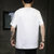 卡郎琪 潮牌男士短袖t恤夏季2020新款韩版潮流半袖体恤帅气男装大码衣服 KXP-T219(白色 M)第5张高清大图