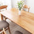 全实木独特餐桌椅组合橡木环保家具北欧现代简约一桌四椅饭桌(原木色-1.16米单独餐桌)第5张高清大图