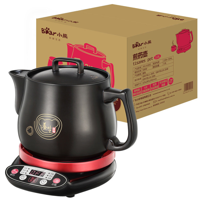 小熊(Bear)JYH-A30E1 煎药壶 3L大容量 预约定
