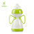 vieco绿糖进口植物宝宝奶瓶 婴儿 新生儿宽口径防吐奶防摔奶瓶 280ml(绿色 田园系列植物奶瓶280ml)第3张高清大图