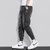 2021年夏季裤子男士潮牌薄款宽松新款休闲工装束脚牛仔裤(黑色 L)第5张高清大图