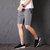 短裤男夏季新款男士五分裤青年休闲沙滩裤(深灰色 4XL)第5张高清大图