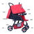 婴幼儿推车伞车超轻便折叠可坐可躺婴儿车宝宝手推车超萌可爱婴儿推车(紫色)第4张高清大图