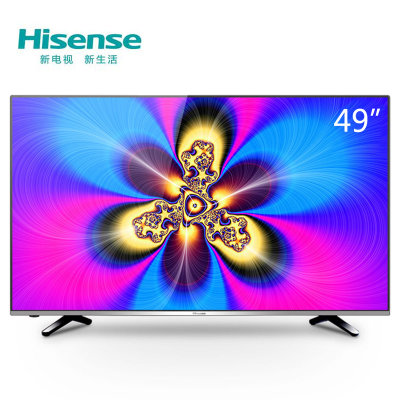 海信(Hisense) LED49EC520UA 49英寸 炫彩4K超高清 平板电视 14核 VIDAA3智能系统 黑色