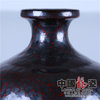 中国龙瓷 德化陶瓷家居装饰卧室客厅办公书房瓷器摆件 42cm冬瓜瓶(天目釉)TMY0008